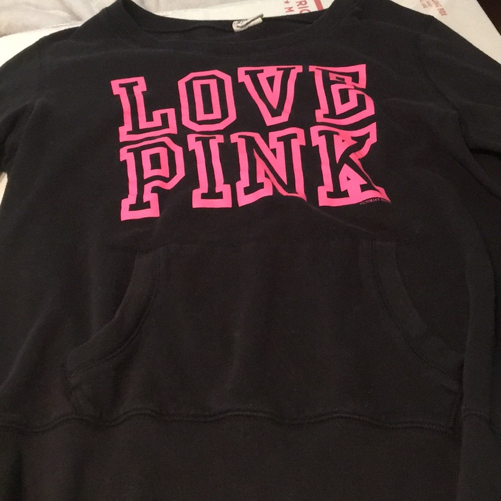 Victoria’s Secret pink sweatshirt